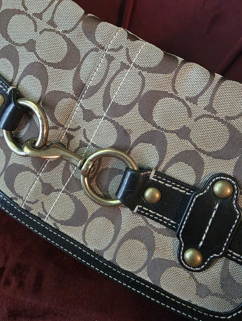 Authentic Coach Carly / Soho Shoulder Bag - Style 11027 Y2zk - Picture 8 of 8